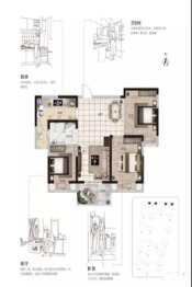 佳利首府3室2厅1厨1卫建面102.73㎡