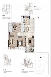 佳利首府3室2厅1厨2卫建面127.85㎡