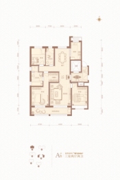 众里景园3室2厅1厨2卫建面161.64㎡