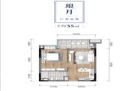 一期1号楼琅月户型图