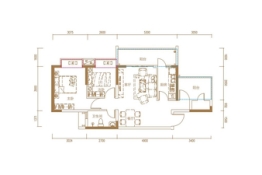 天益城2期2室2厅1厨1卫建面81.00㎡