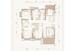 大都保峰玖著4室2厅1厨2卫建面132.00㎡