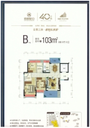 招商·依雲華府3室2厅1厨2卫建面103.00㎡