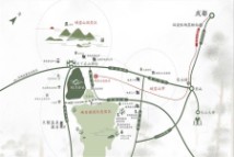 峨眉山.桃李春风区域交通图