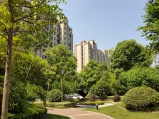 空中大复式+中 央公园绿化+俯瞰别墅区