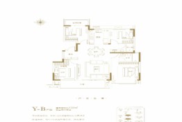 美盛中华城4室2厅1厨2卫建面132.00㎡