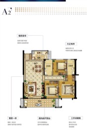 璀璨天悦3室2厅1厨2卫建面120.00㎡