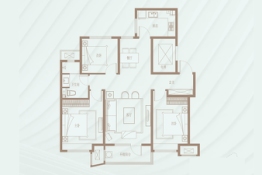 中海·林溪世家3室2厅1厨1卫建面110.00㎡