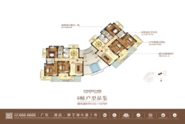 狮子湖3室2厅1厨2卫建面135.00㎡