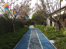 巴滨路龙湖看小区中庭,视野采光好