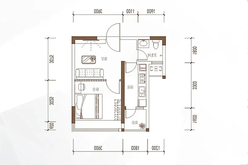 隆生金山湖中心户型图