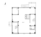 办公独栋一层平面图建面约200.51㎡