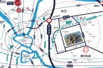 龙惠华御园交通图