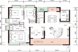 常德奥园誉景湾4室2厅1厨2卫建面166.00㎡