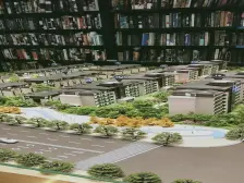 头排叠拼别墅,视野开阔没有遮挡。看张家溪湿地公园