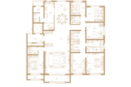 恒鼎荣庭6室2厅1厨4卫建面312.00㎡