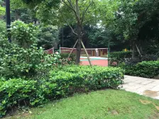 大学城一 中洋房四房,南开小门口,户型看别墅区中庭