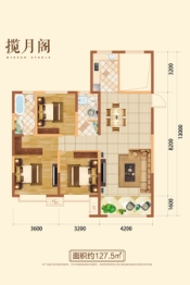 中铭玲珑郡3室2厅1厨2卫建面127.50㎡