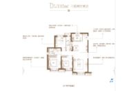 标准层115㎡D户型