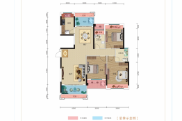 天酬·九里晴川3室2厅1厨2卫建面129.62㎡