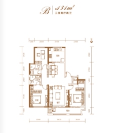 阳光·温莎郡3室2厅1厨2卫建面131.00㎡