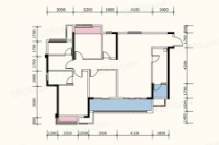 B户型建面约132.57平