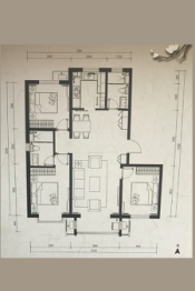 缇香郡3室2厅1厨2卫建面122.00㎡