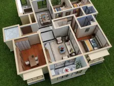 文昌路 招商雍和府 叠拼别墅 五居室 带露台 采光充足