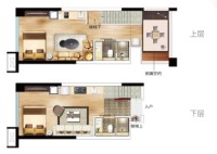 建面47平A-1户型