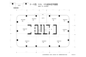 写字楼10-14/16/19中区平层图