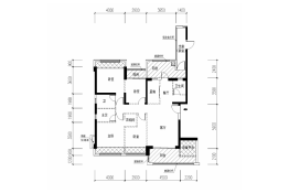 御海天宸花园4室2厅1厨3卫建面160.00㎡