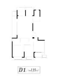 嘉裕天城二期4室2厅1厨2卫建面135.00㎡