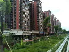 南城西平 大社区 叠加别墅 绿化高