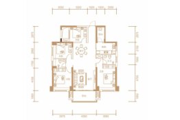 盛世天禧4室2厅1厨2卫建面142.37㎡