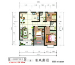 金磊·凤凰城3室2厅1厨2卫建面123.32㎡