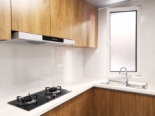 高层C129㎡户型清水样板间厨房实景图