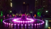 小区喷泉实景图
