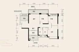 龙光阳光华府3室2厅1厨2卫建面116.00㎡