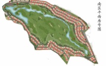 富力惠林温泉项目南区整体规划图