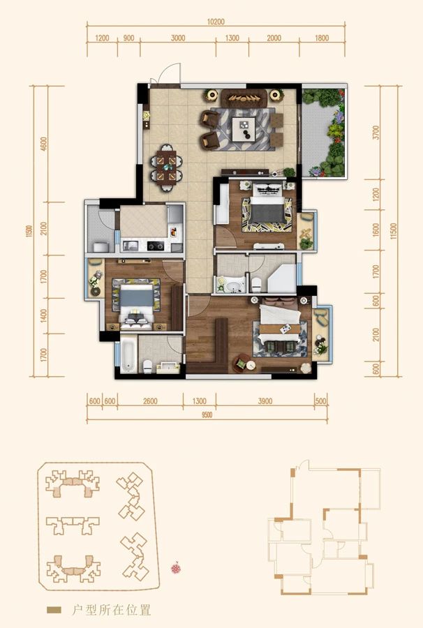 户型图3/3