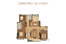 江山一品3室2厅1厨2卫建面143.00㎡