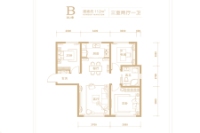 高层112㎡B户型