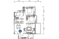 9栋建面91.78平06户型