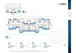 世荣翠湖苑二期3室2厅1厨2卫建面115.00㎡