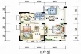 温泉香郡3室2厅1厨1卫建面112.00㎡