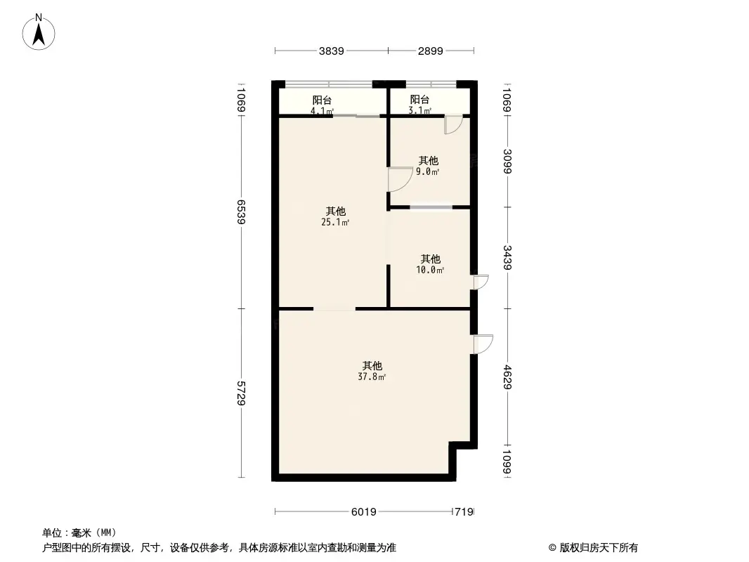 物华大厦户型-北京房天下