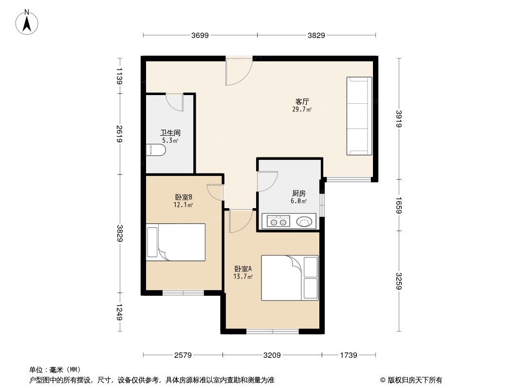 户型图1/2