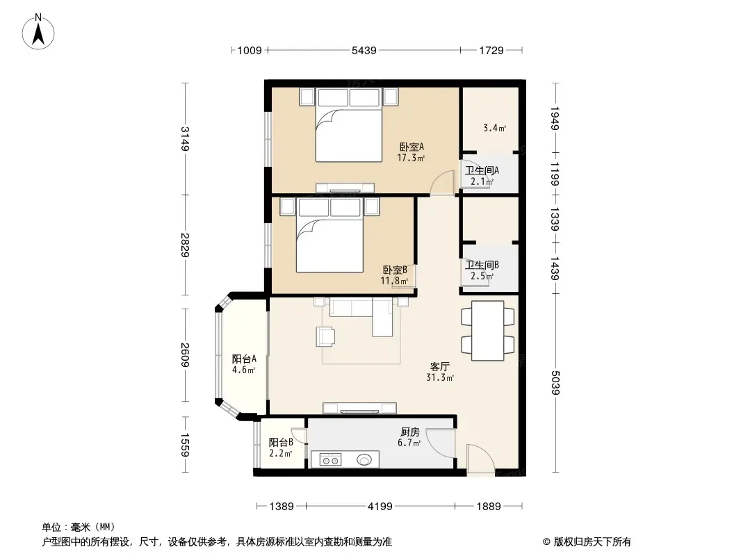 冠英园户型图