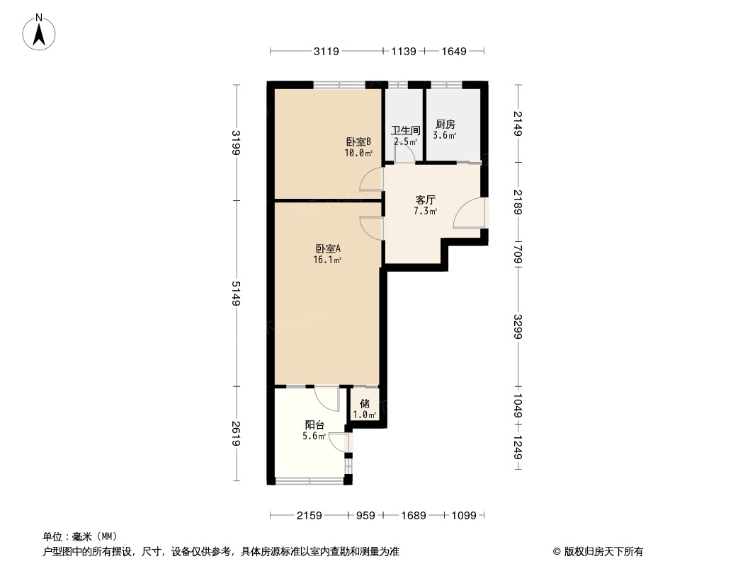 兴化西里户型-北京房天下