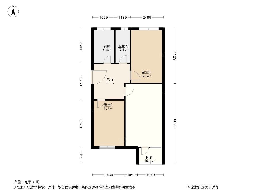 兴化西里户型-北京房天下